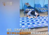 高三学生边输液边学习 并称留给我们的时间不多了
