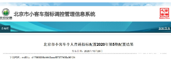 小客车摇号结果查询 小客车摇号中签率达到多少？