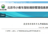 小客车摇号结果查询 申请小客车摇号共计有多少人？