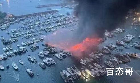 香港仔南避风塘多船起火  传说中的船着火火烧连营