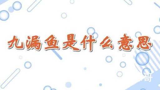九漏鱼是什么梗 九漏鱼是贬义词吗