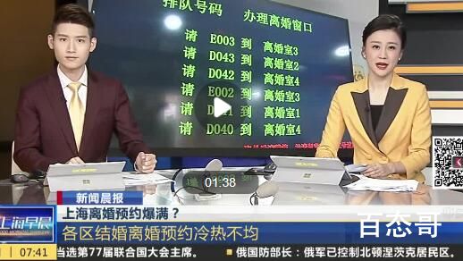 上海徐汇一个月内离婚预约基本抢完 离婚热度这么高涨？