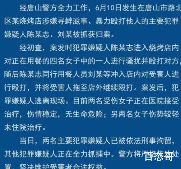 男子实名举报唐山黑社会团伙 唐山打人事件来龙去脉