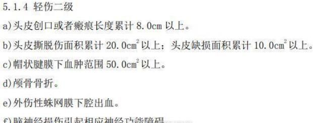什么是轻伤二级?评定标准来了 所以法律上的轻伤实际是不是伤的很严重