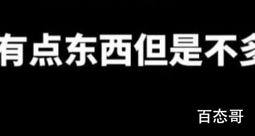 有点东西但是不多是什么意思 