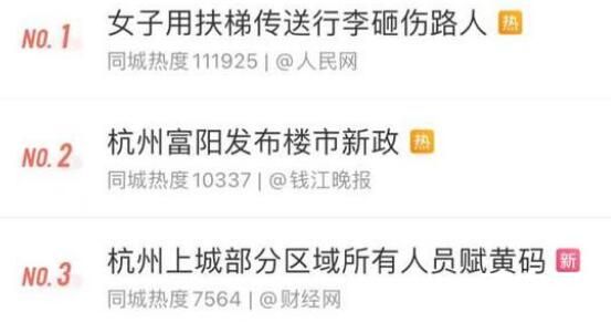 女子用扶梯传送行李箱砸伤路人 这和高空抛物区别不大