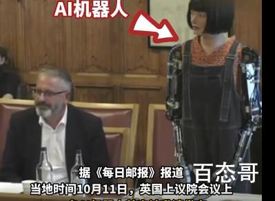 今日人形AI机器人参加英国会议时死机 死机原因是问的问题太复杂了吗