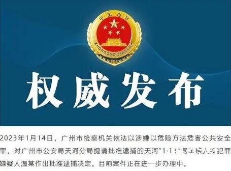 广州5死13伤撞人案嫌犯被批捕 案件真相细节大曝光