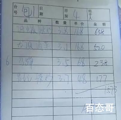 4菜1500元餐馆老板:有人故意整我 不乐意所以可以选择不吃