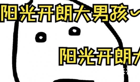 阳光开朗大男孩歌词是什么