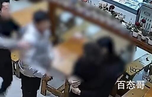 男子进店要钱嫌少骚扰殴打女顾客 这是乞丐吗？这是强盗啊在明抢了