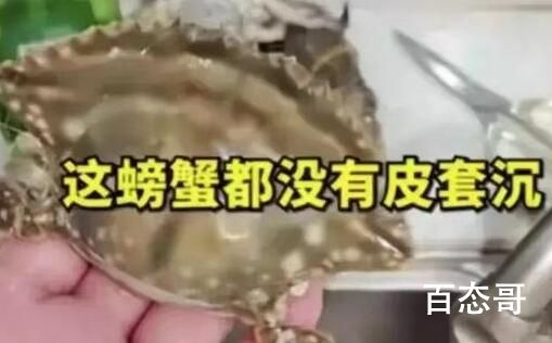 200元梭子蟹皮套占80元?商家回应 多少年了春节时就这个样子