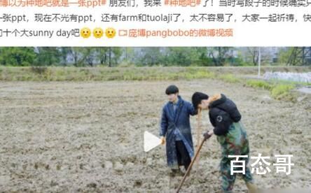 庞博以为种地吧就是一张PPT 先是蔬菜盲盒再有种地吧少年