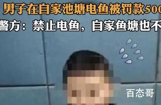 男子在自家鱼塘电鱼被罚 警方道歉 电鱼本身就违法同在哪里电没关系