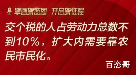 交个税的人占劳动力总数不到10% 尽早完成农民工城市化