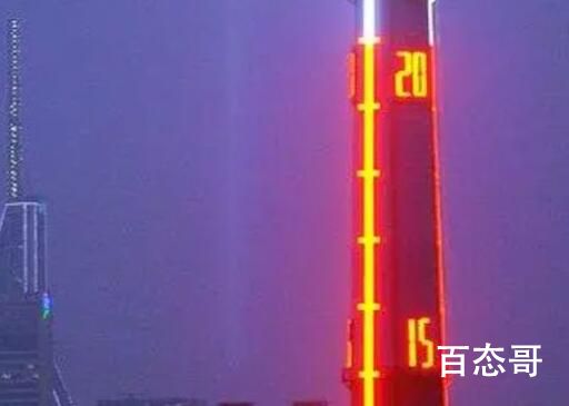 上海地标大烟囱上的温度计被拆除 曾被誉为世界上最大温度计