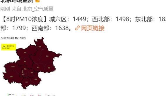 今日实拍北京沙尘暴:能见度小于1公里 到底是怎么回事