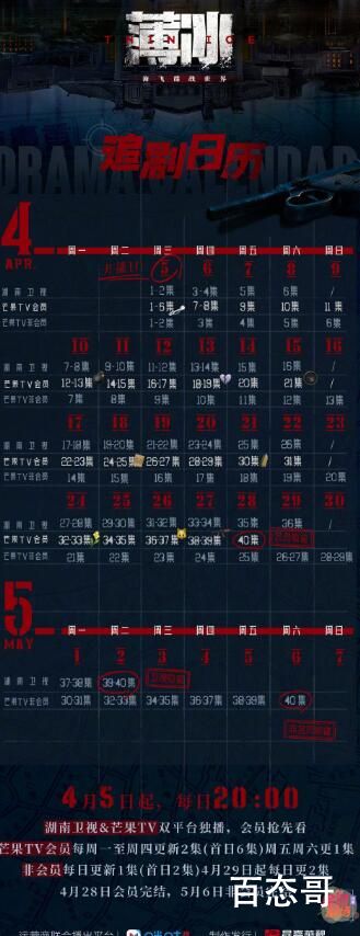 《薄冰》追剧日历每周几更新几集 《薄冰》播出时间