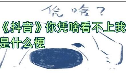 《抖音》你凭啥看不上我是啥意思  你凭啥看不上我是怎么火的