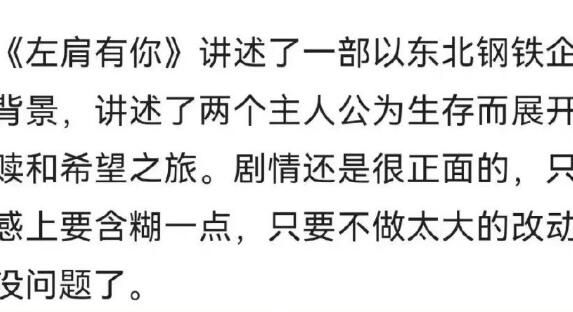 电视剧《左肩有你》改名成什么