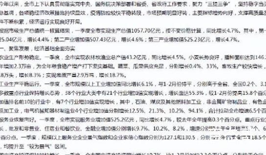 淄博一季度GDP超1000亿元  真是一种新气象值得深思！ 