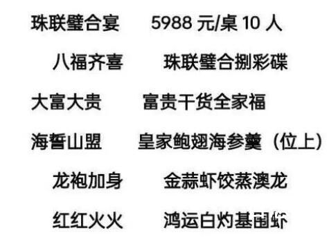 6000元喜宴16道菜有7成是预制 酒店还是没有考虑到消费者需求实有不妥
